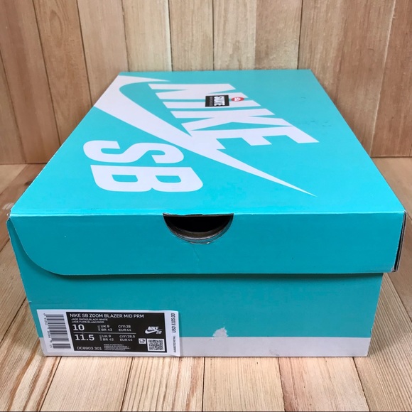 Nike SB Zoom Blazer Mid Acclimate Jade Smoke Shoes - Picture 5 of 5
